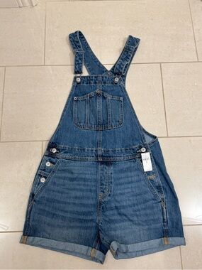 Old Navy Denim Short Overalls - Classic Blue